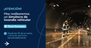 Simulacro en el túnel del Sumapaz