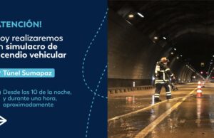 Simulacro en el túnel del Sumapaz