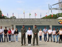 Funcionarios de la alcaldía de Melgar visitan instalaciones del Comando Aéreo De Combate No. 4